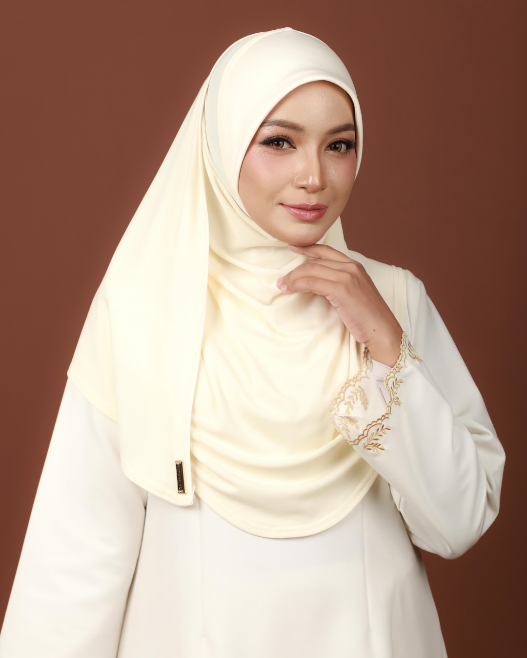 ZARA PLAIN - ZP53 (CREAM)