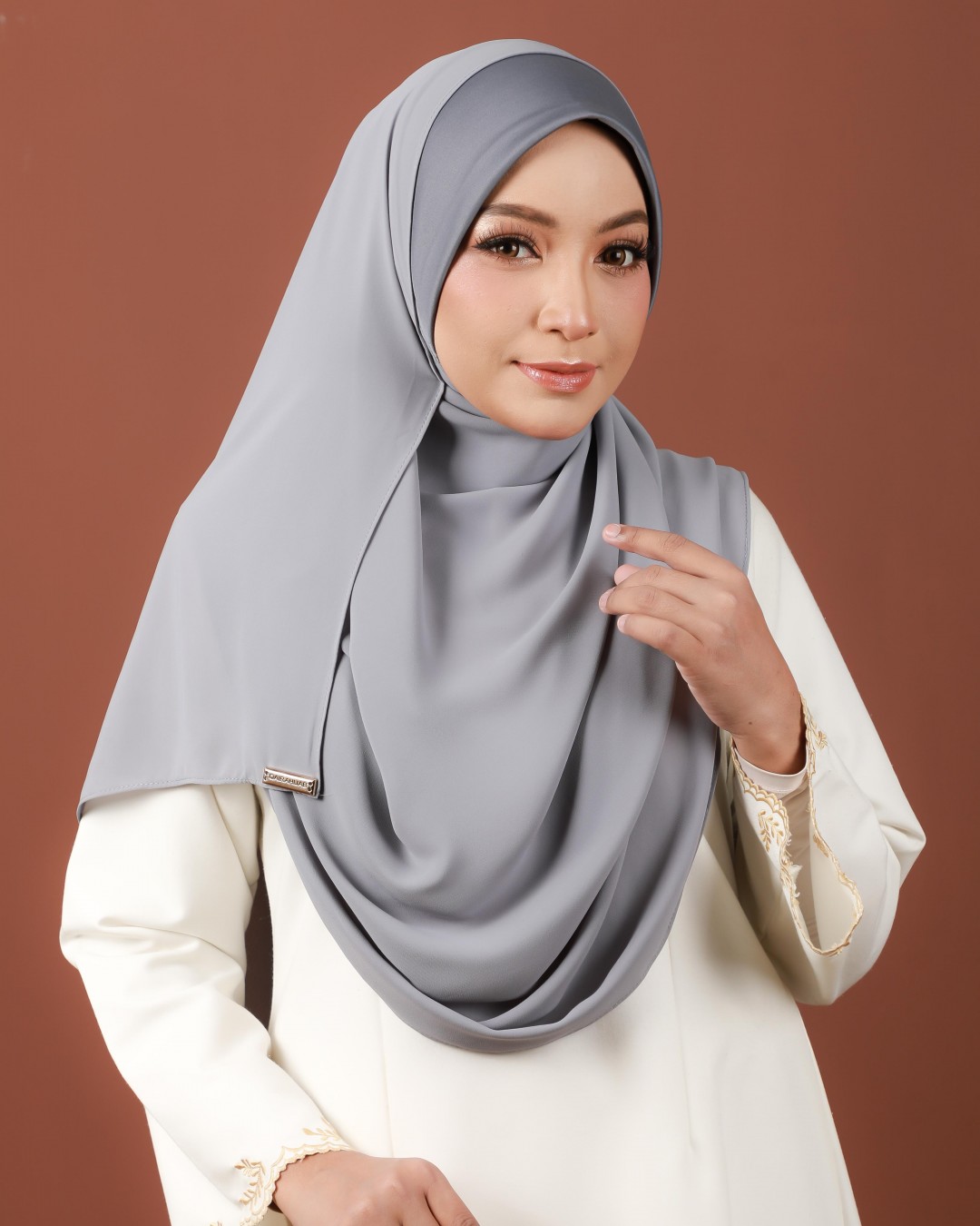 SURAYA PLAIN - SUP15 (DARK GREY)