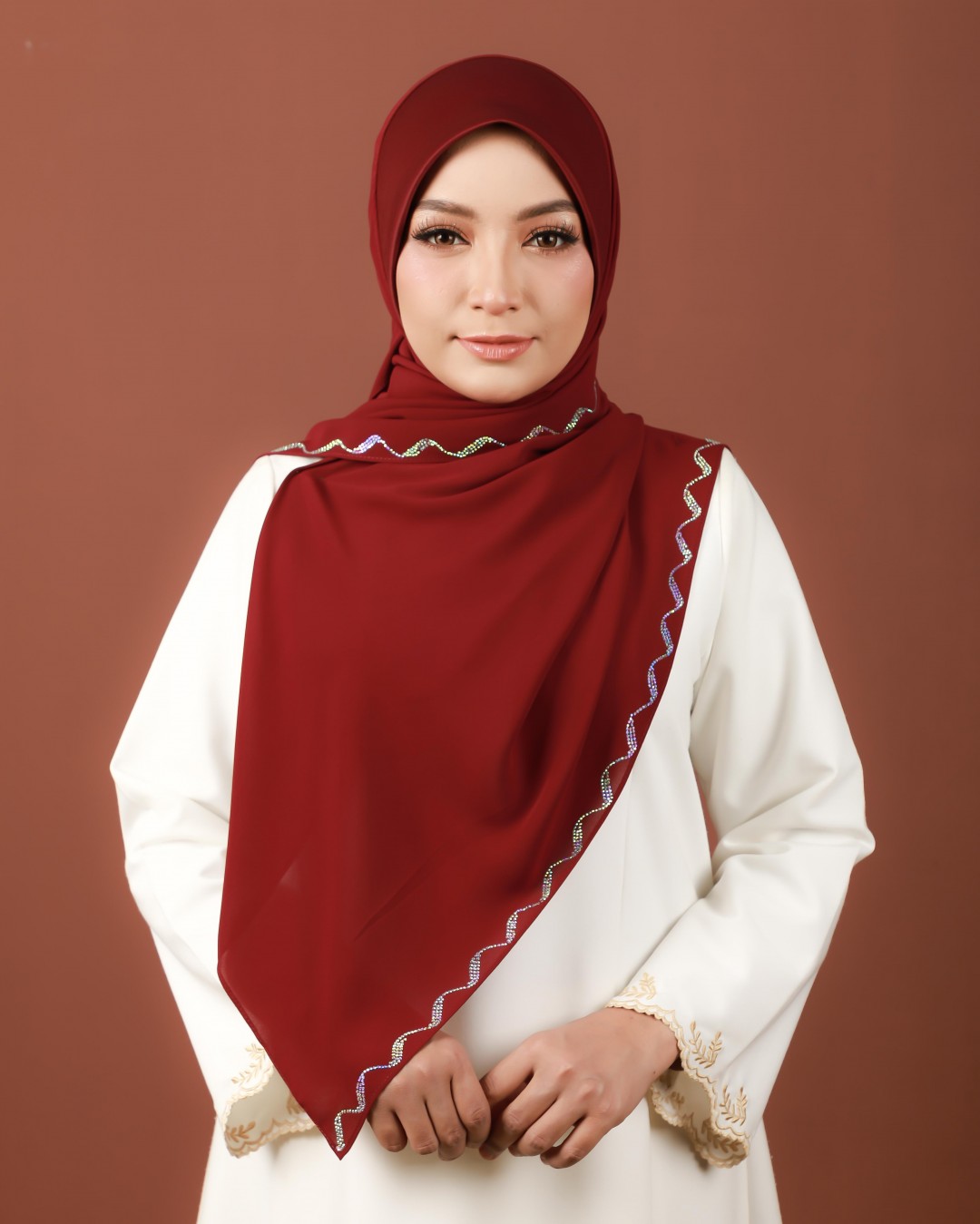 HANIS DIAMOND - HPD16 (MAROON)