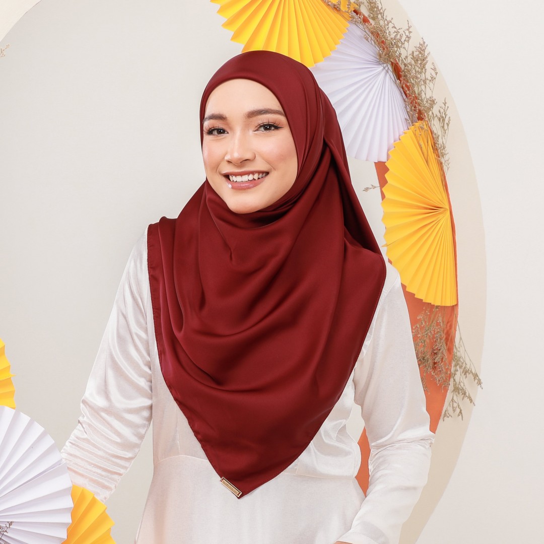 YASMIN PLAIN- YP15 (MAROON)