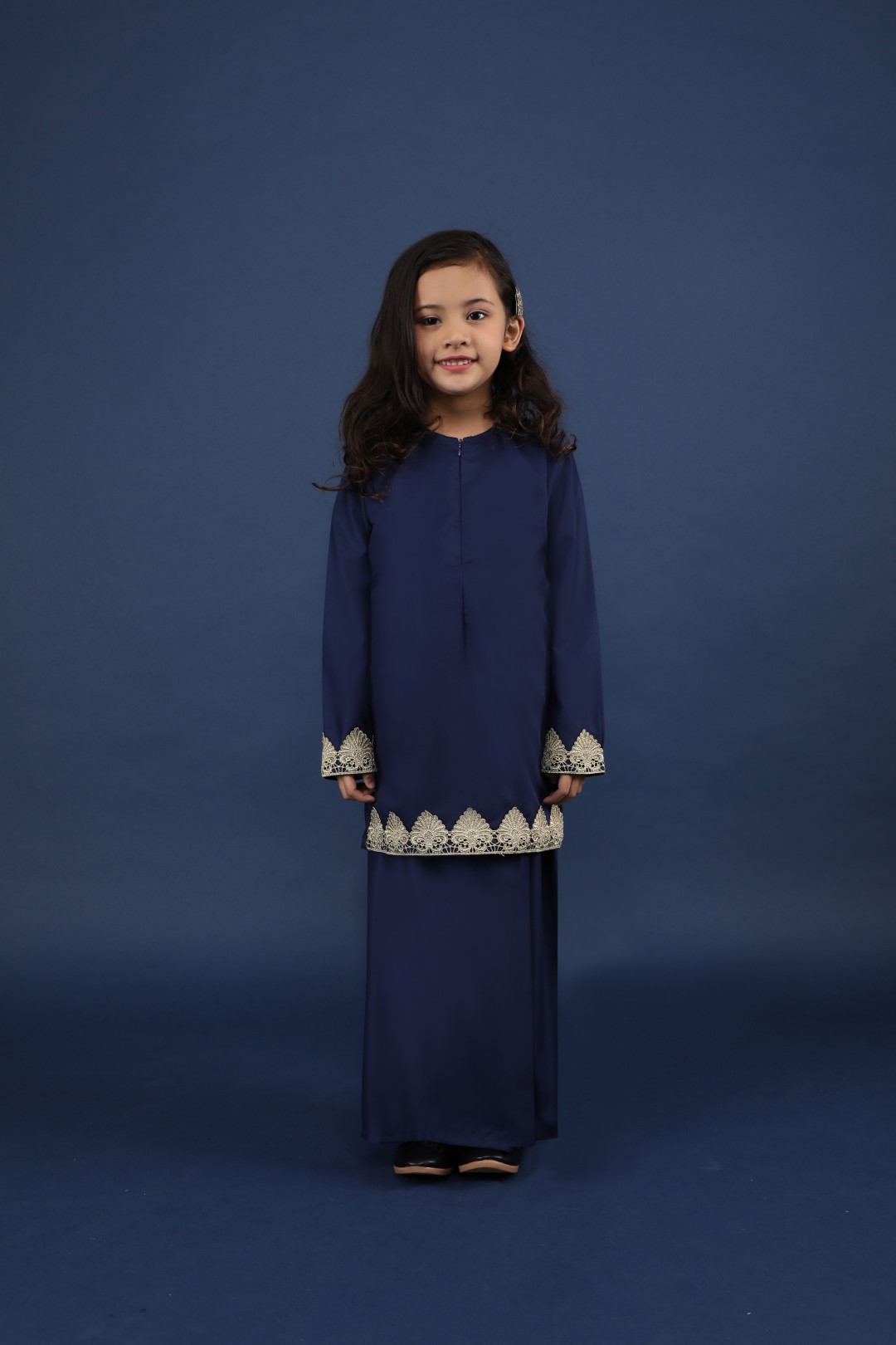 KURUNG HABSAH KIDS - KHB04 (NAVY BLUE)