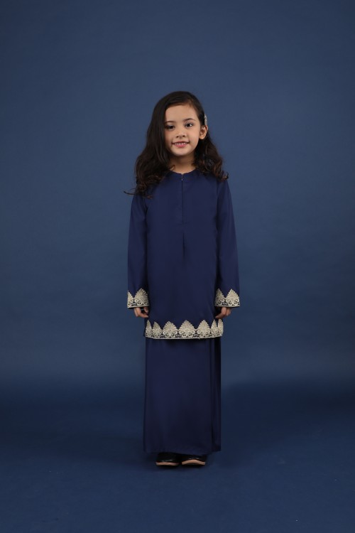 KURUNG HABSAH KIDS - KHB04 (NAVY BLUE)