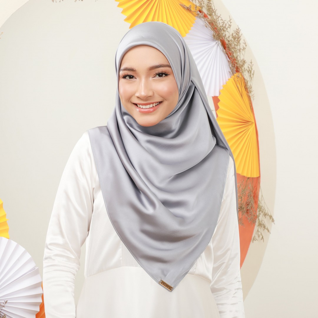 YASMIN PLAIN- YP10 (SILVER GREY)