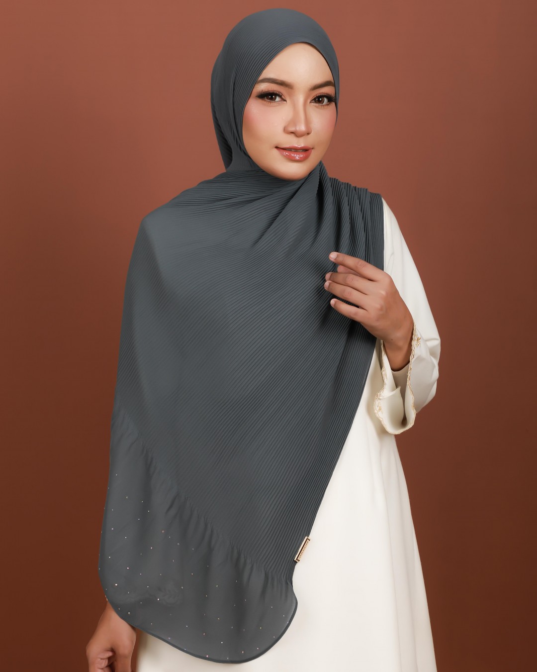 NUHA PLAIN - AHP11 (DARK GREY)