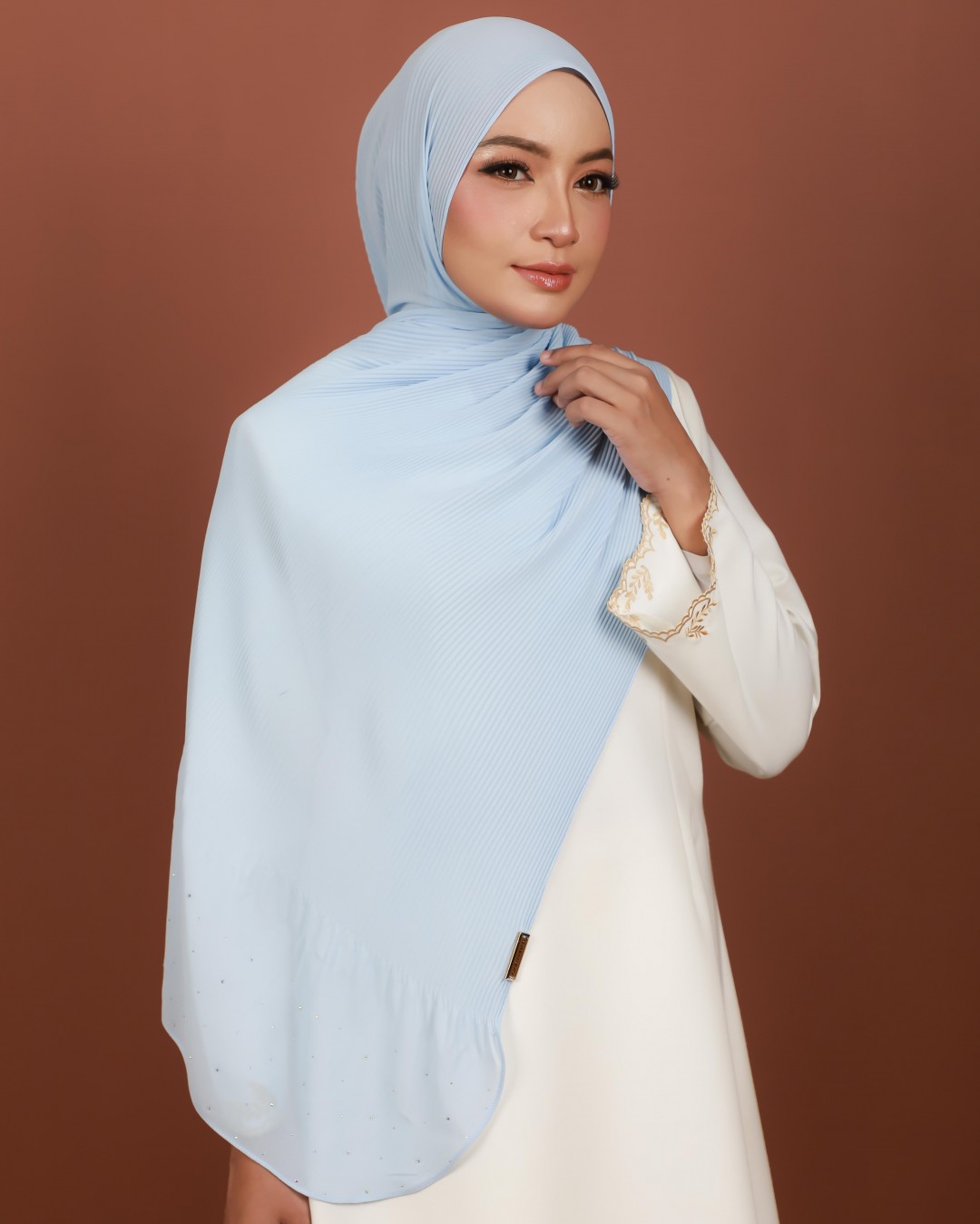 NUHA PLAIN - AHP09 (BABY BLUE)