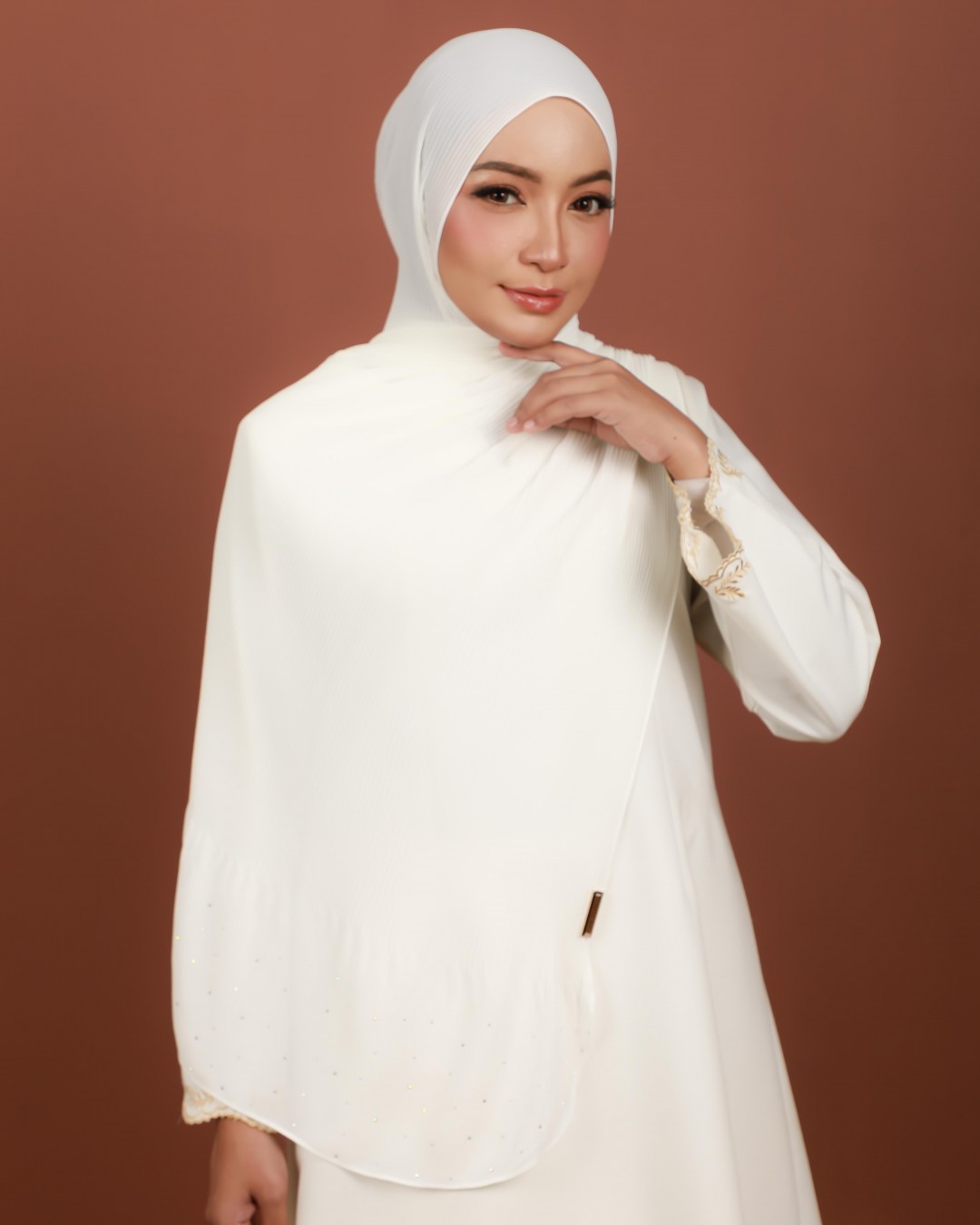 NUHA PLAIN - AHP01 (WHITE)