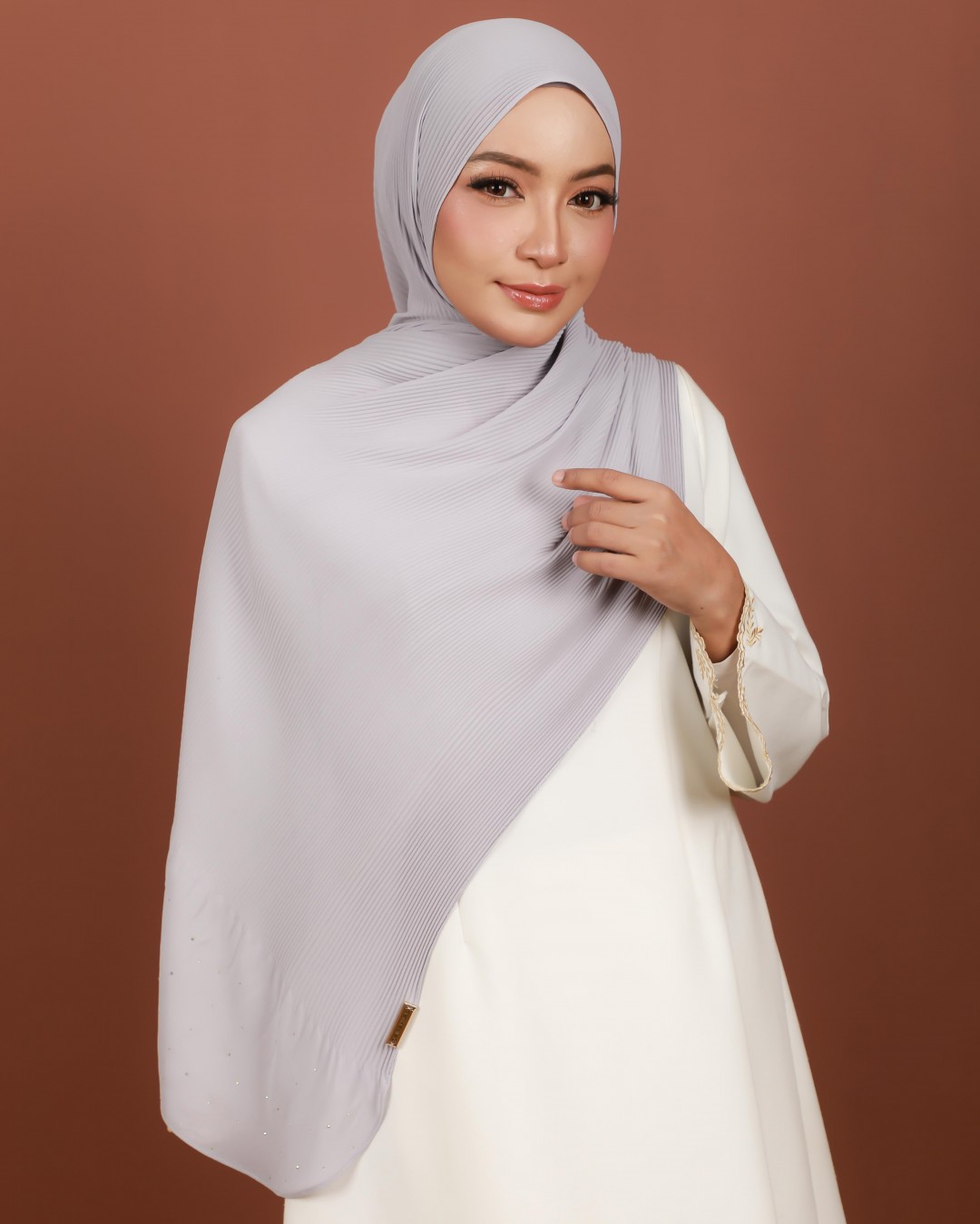 NUHA PLAIN - AHP10 (SILVER)