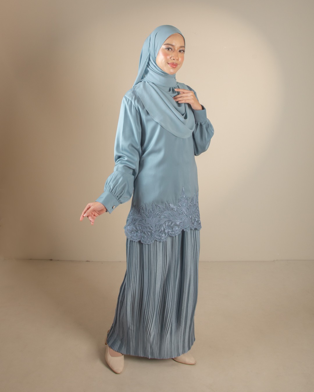 KURUNG AURORA - RR04 DUSTY BLUE