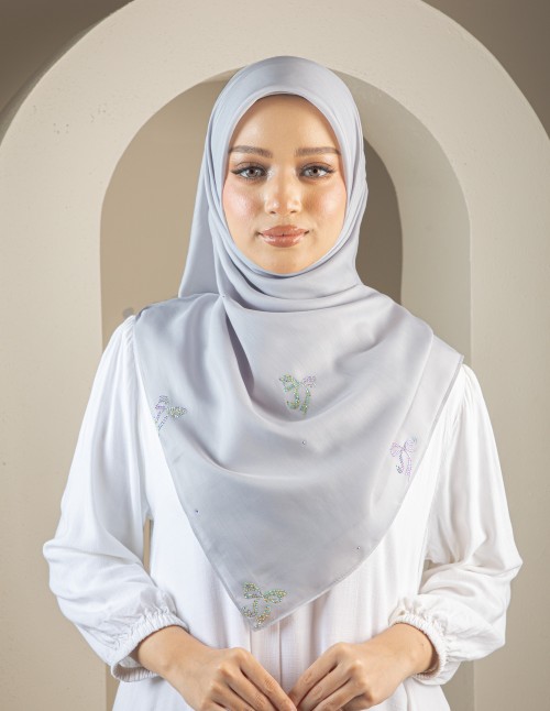 BAWAL RIBBON - BON07 (LIGHT GREY)