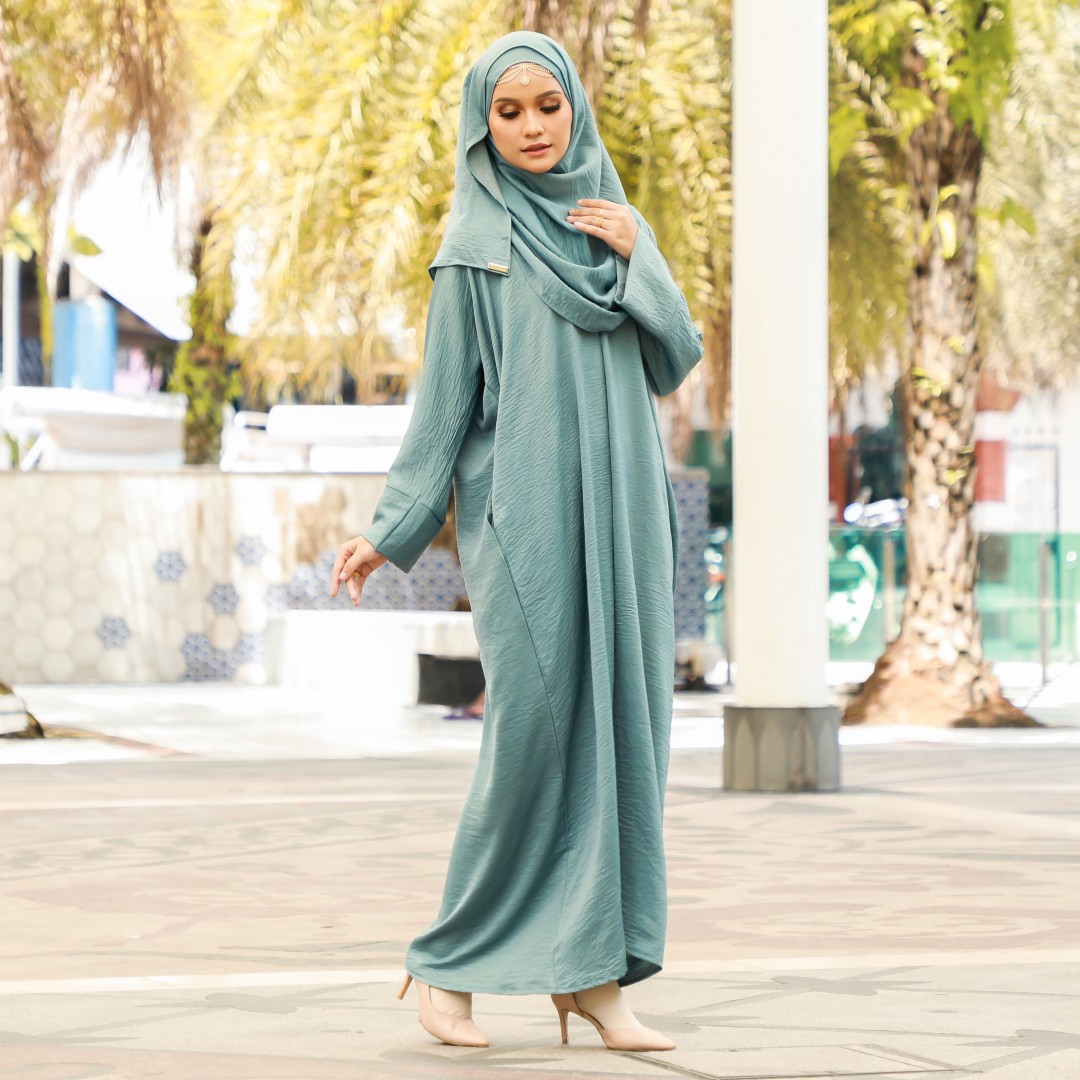 KAFTAN KHADIJA - KF14 (TIFFANY BLUE)