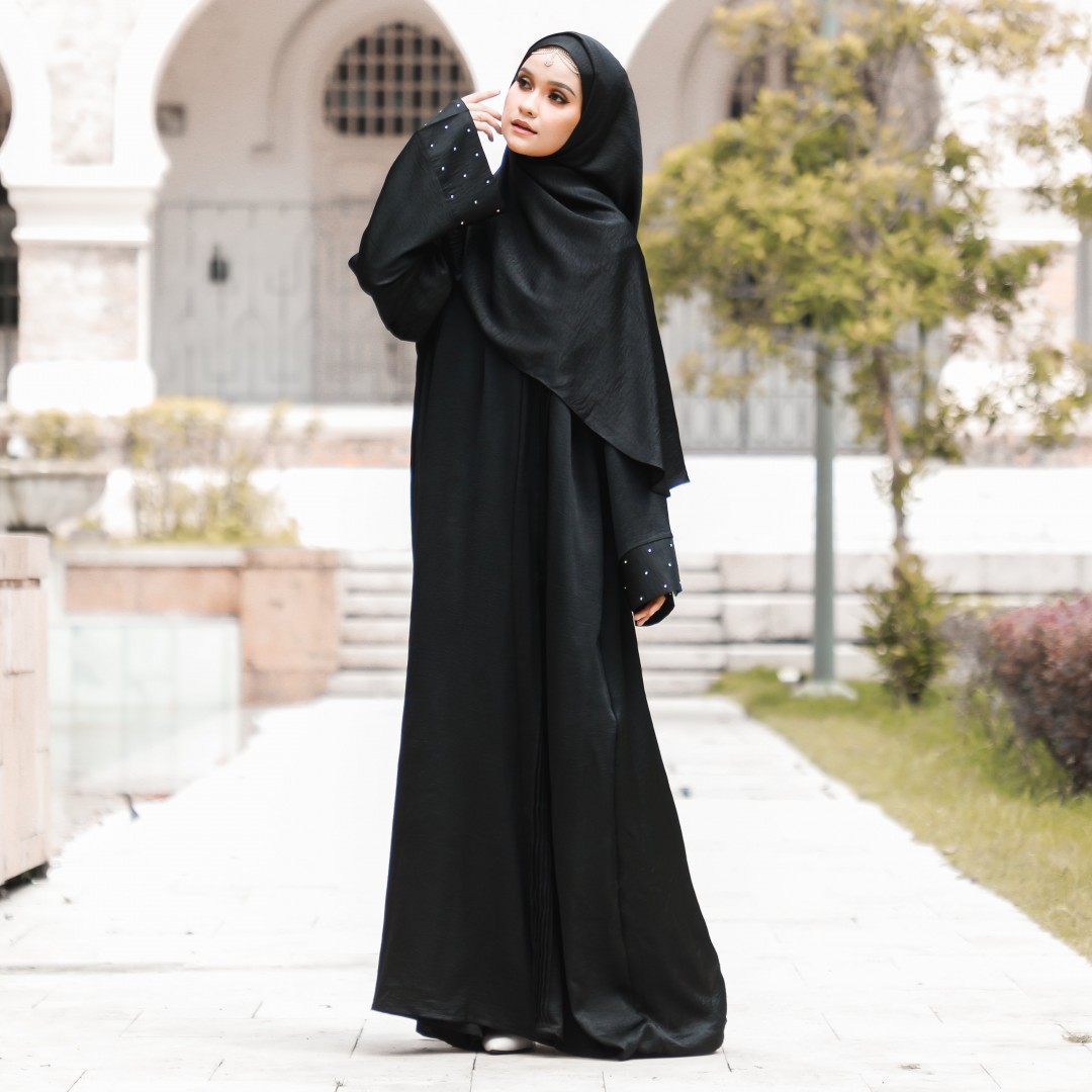 ABAYA SUMAYYAH - MM09 (BLACK)