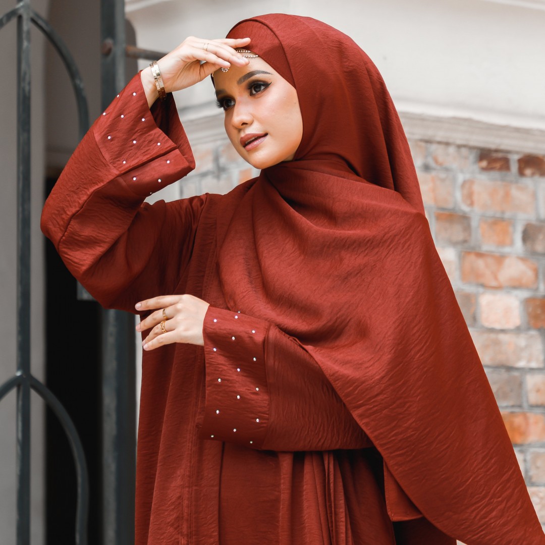 ABAYA SUMAYYAH - MM05 (BRICK ORANGE)