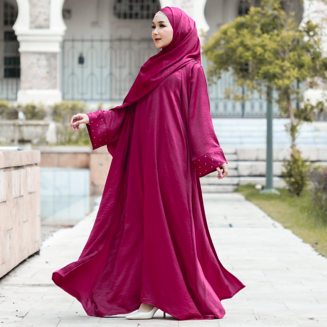 ABAYA SUMAYYAH - MM07 (HOT PINK)