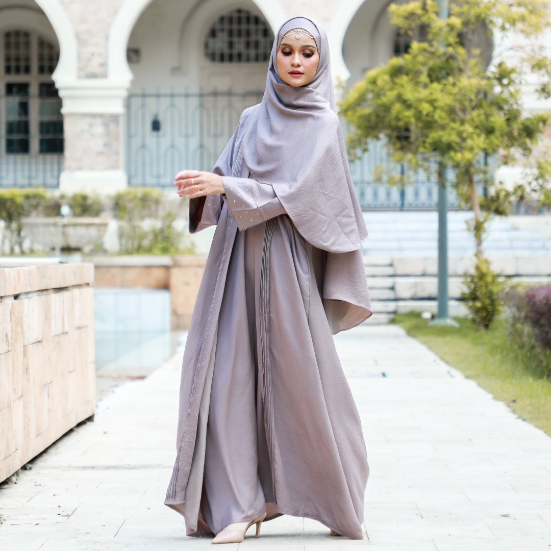 ABAYA SUMAYYAH - MM01 (POWDER PURPLE)