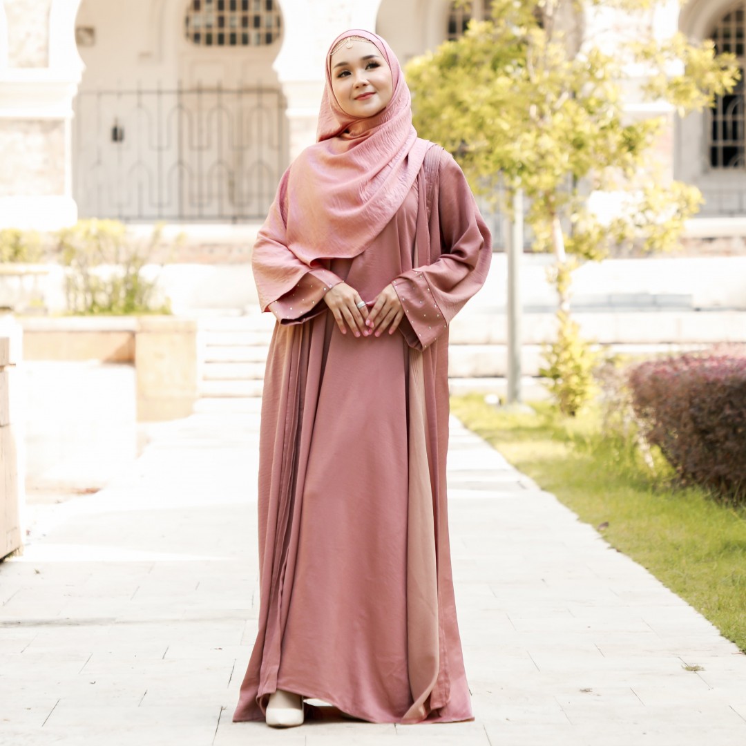 ABAYA SUMAYYAH - MM03 (ROSEGOLD)