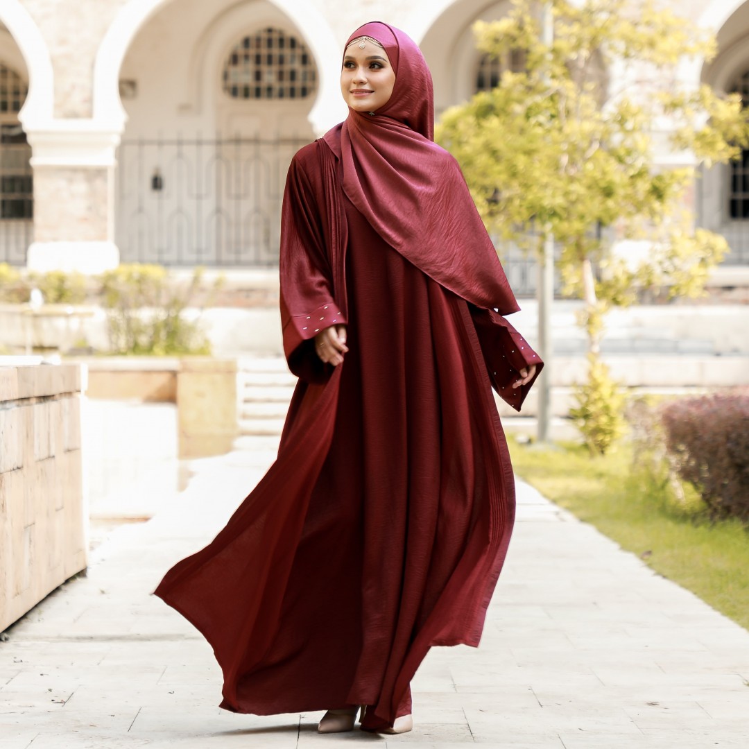 ABAYA SUMAYYAH - MM06 (MARRON)