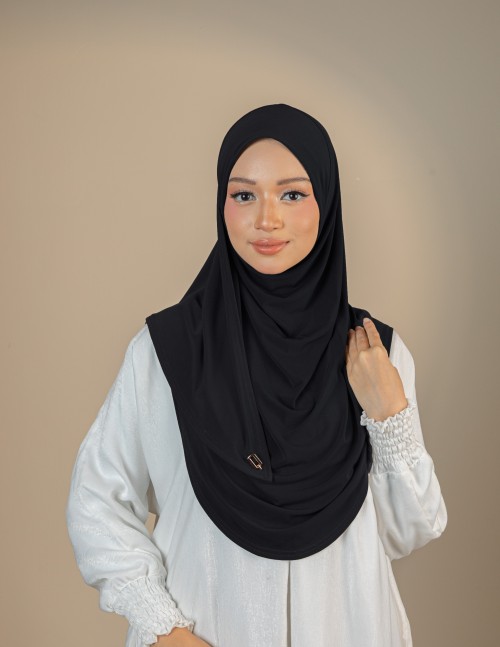 NISHA PLAIN : NIS21 (BLACK)