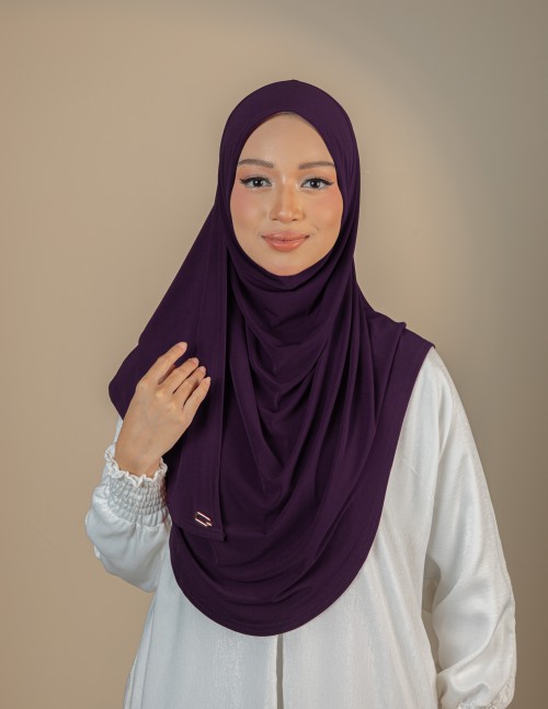 NISHA PLAIN : NIS20 (PURPLE)