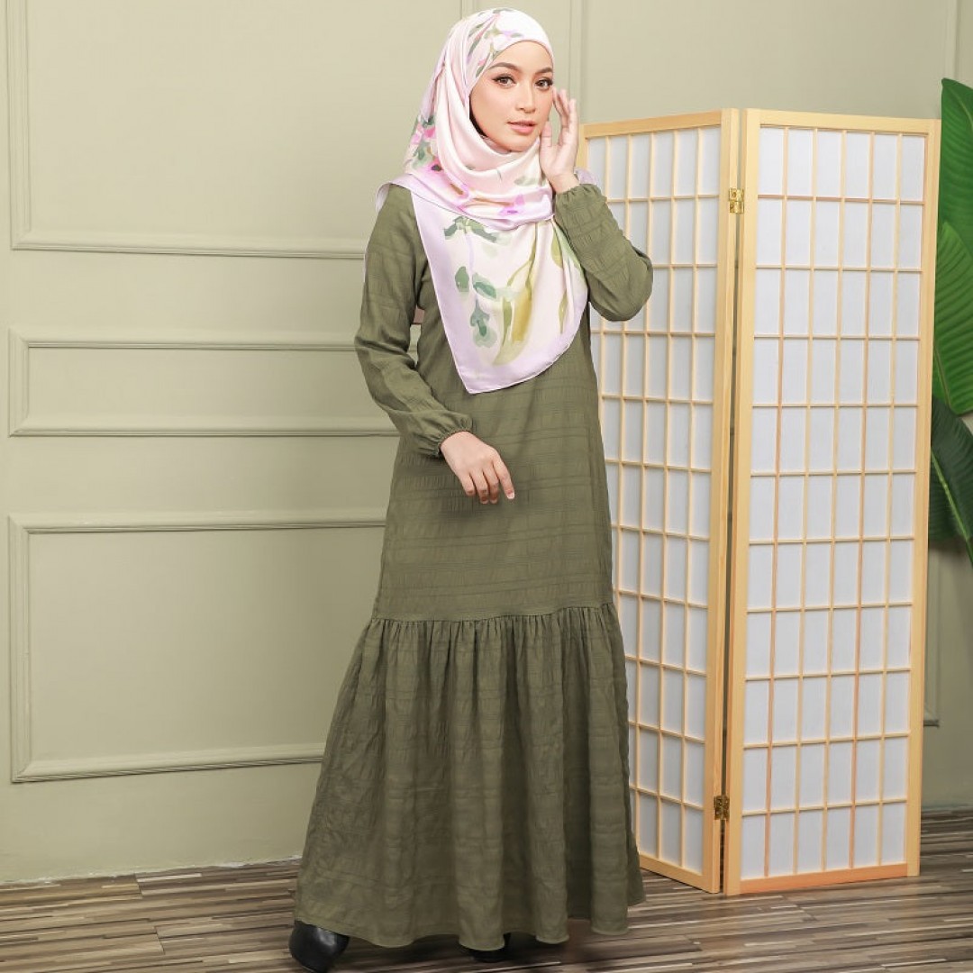 KARMILA DRESS - KR05 (FOREST GREEN)