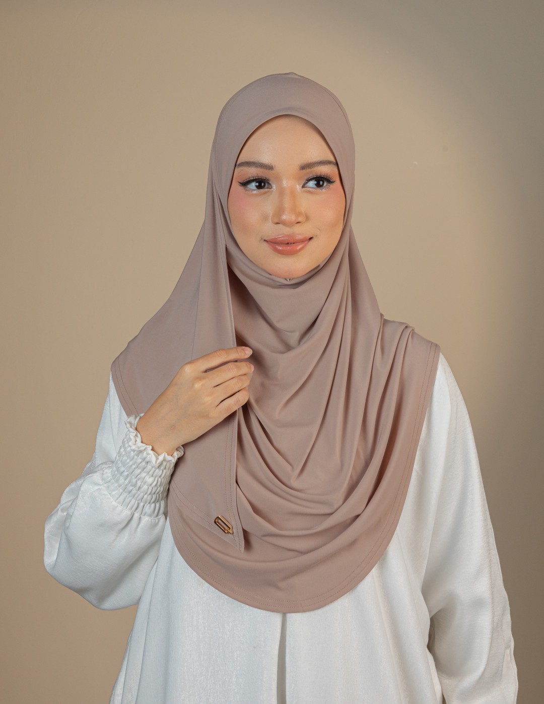 NISHA PLAIN : NIS05 (LATTE)