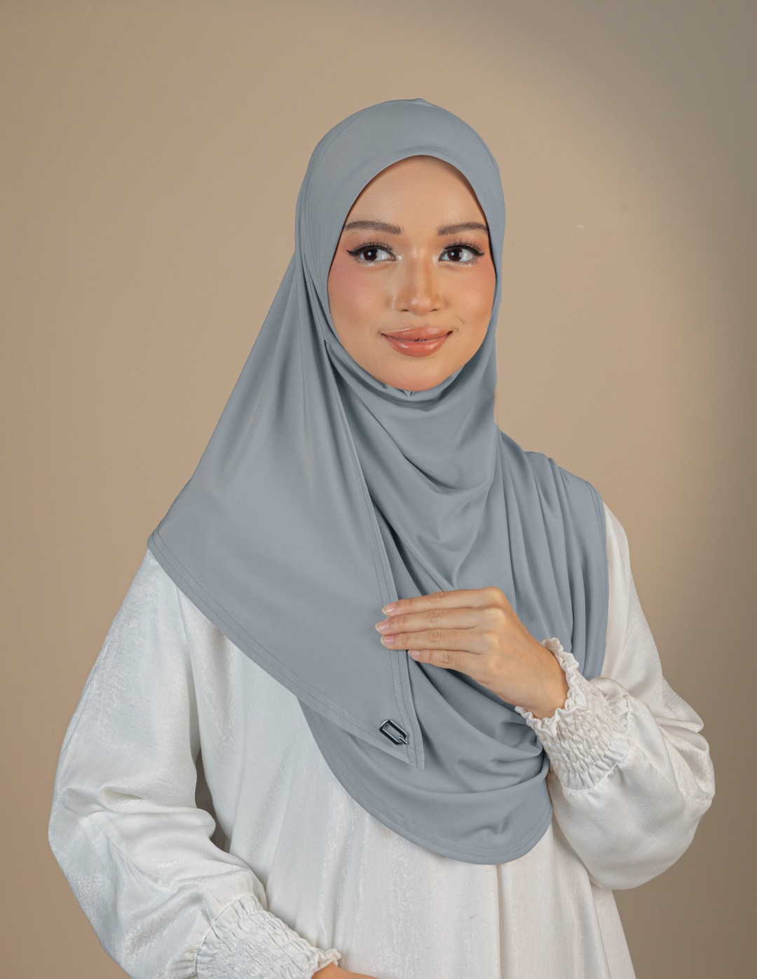 NISHA PLAIN : NIS11 (ASH GREY)