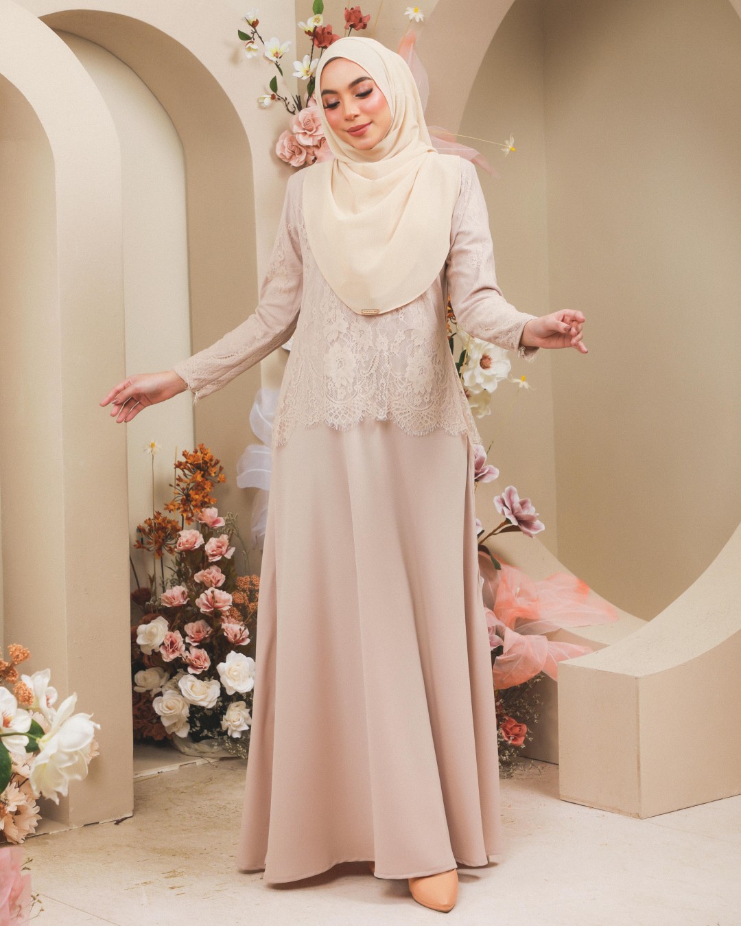 JUBAH SAFINA - JF01 (NUDE)