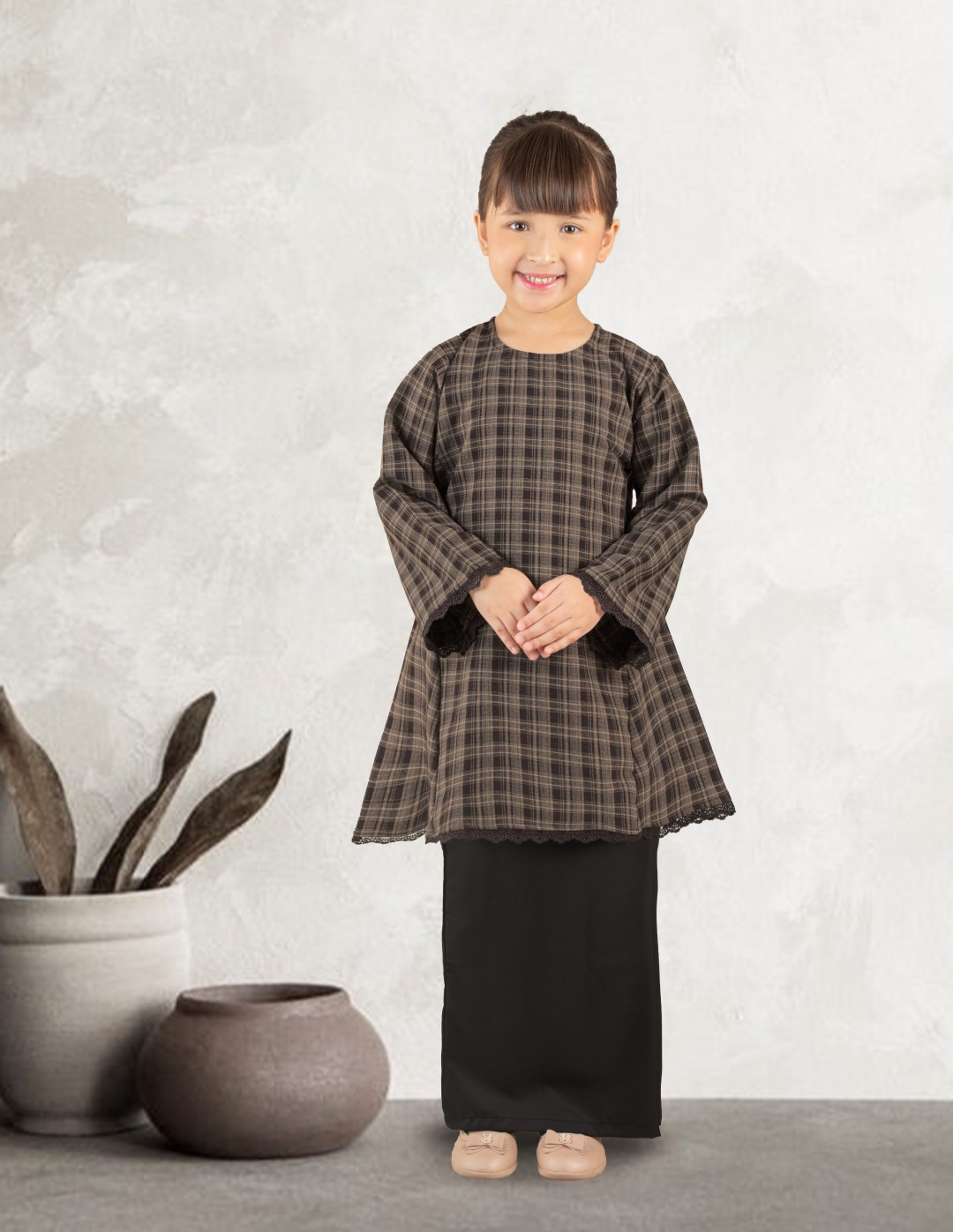 KURUNG AMIRA KIDS - RAK04 RICH BROWN