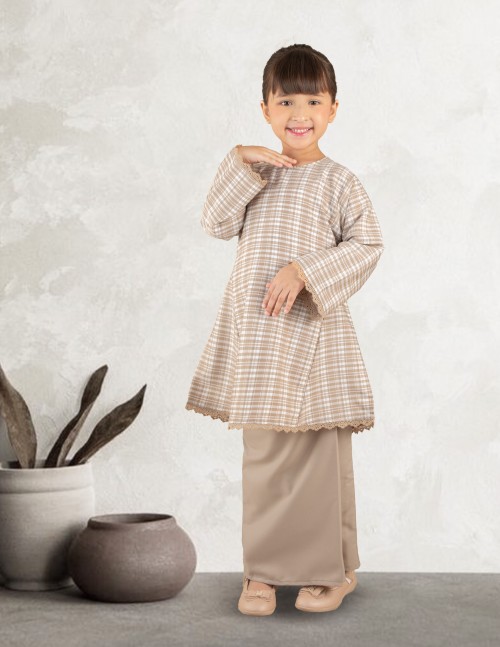 KURUNG AMIRA KIDS - RAK01 NUDE
