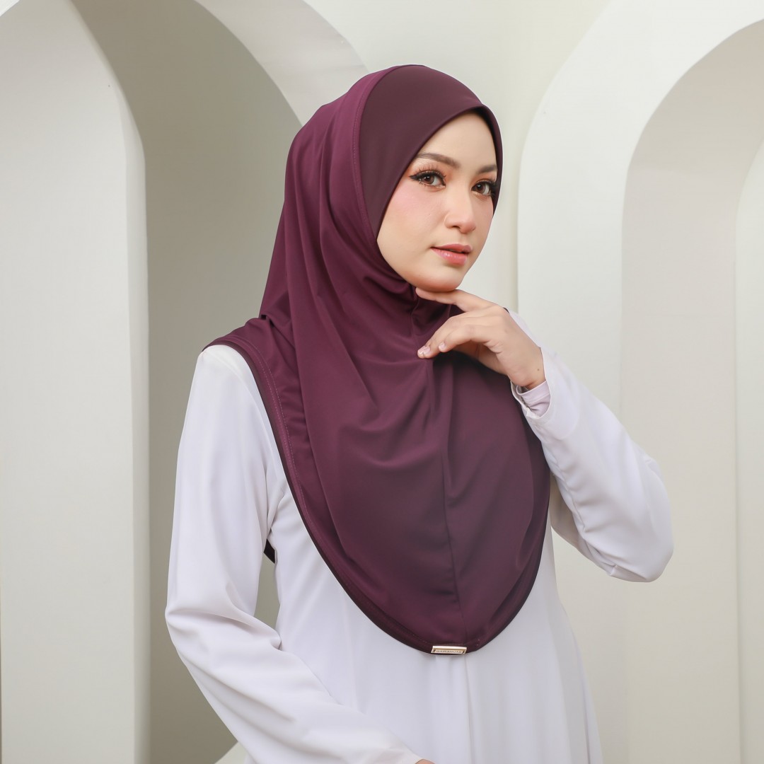 AZURA PLAIN SLIM CUT - ASP09 (EGGPLANT)