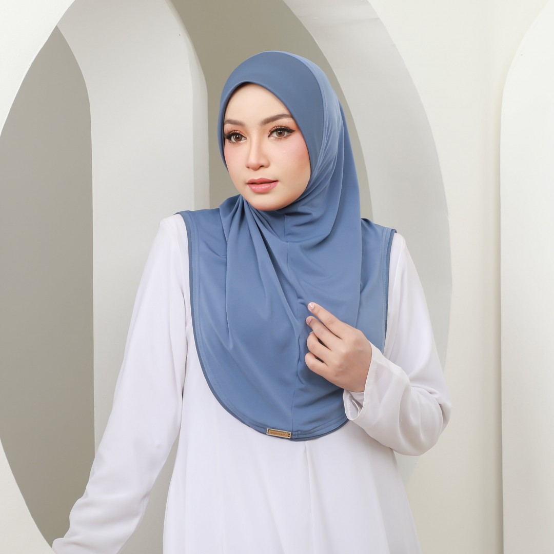 AZURA PLAIN SLIM CUT - ASP10 (DUSTY BLUE)