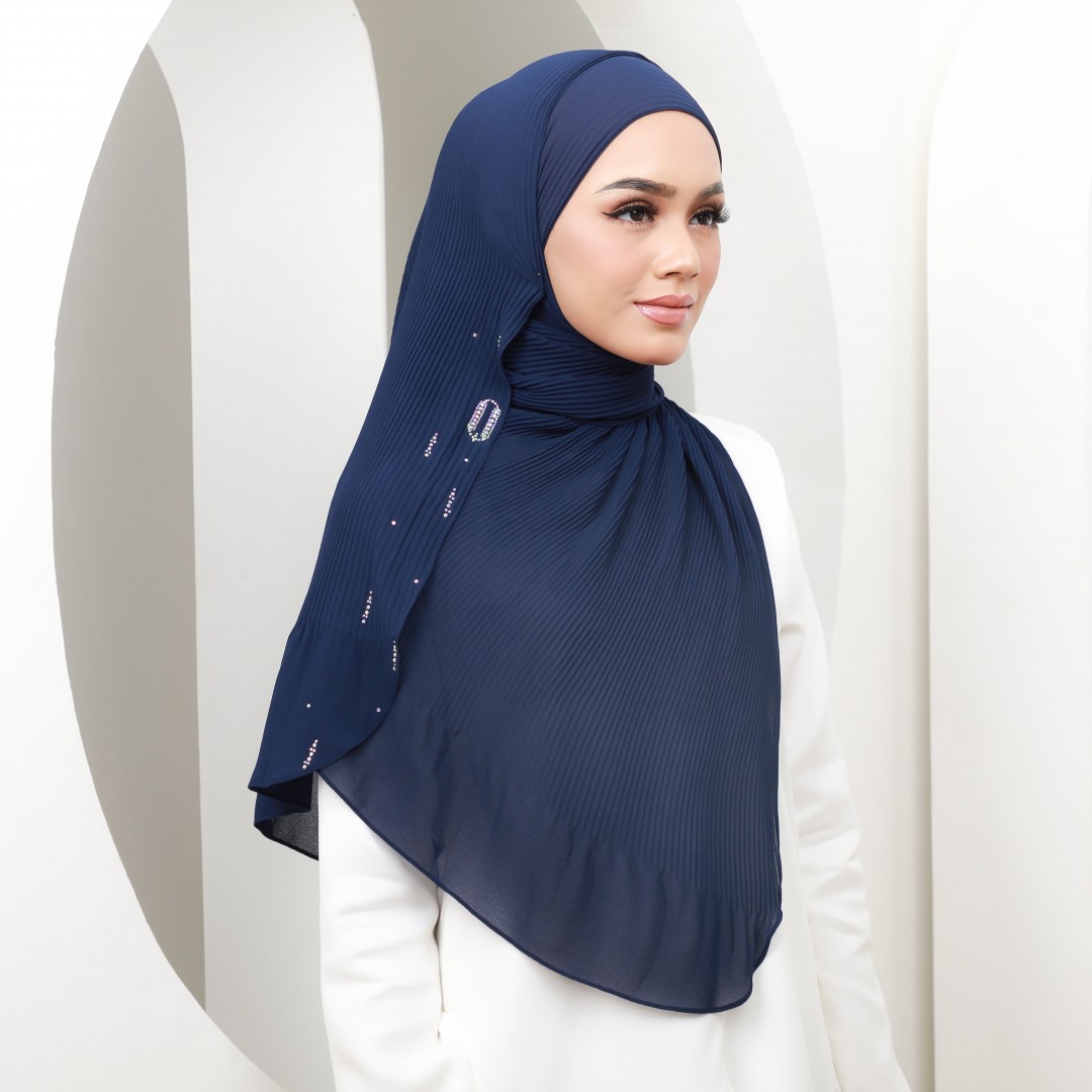 AIN PLEATED - AIN14 (NAVY BLUE)