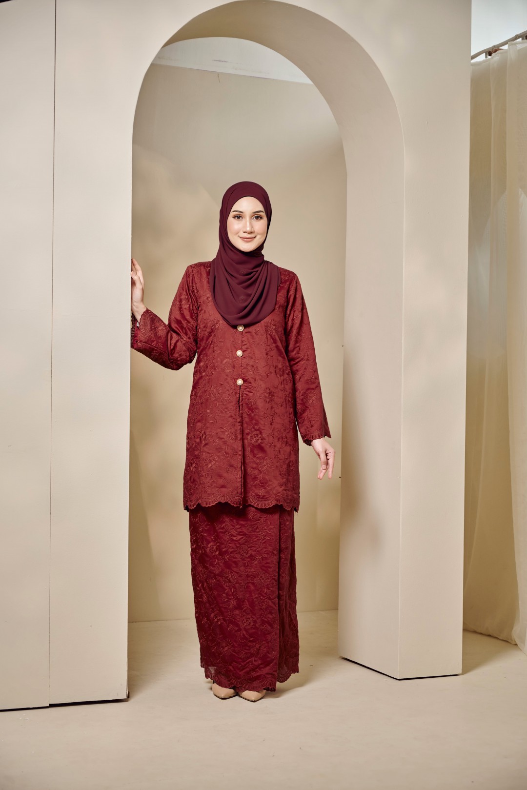 KURUNG NATASHA - KNT03 (MAROON)