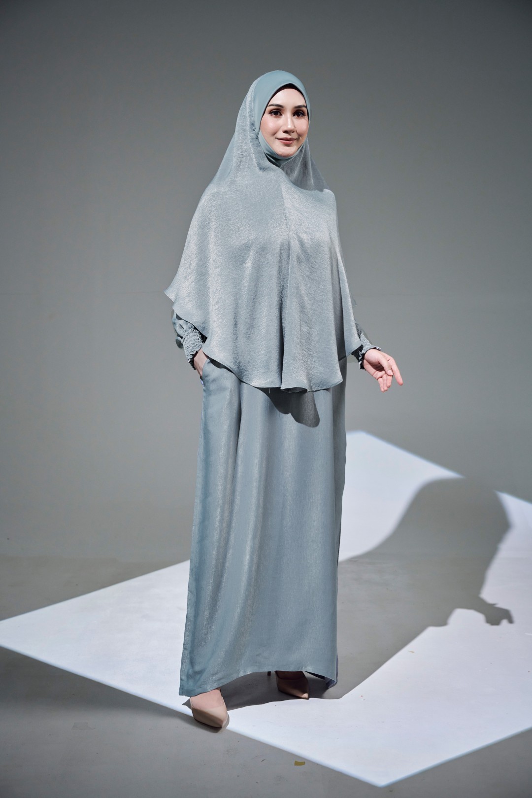 KAFTAN HELIZA - KFH07 (SILVER BLUE)