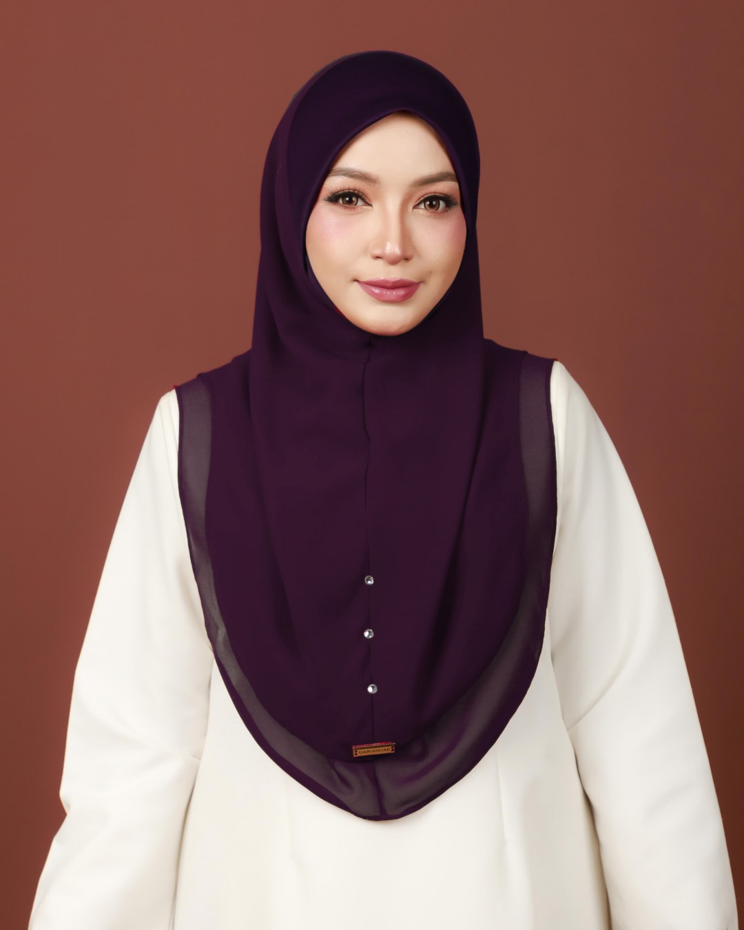 RAUDHAH PLAIN - RP23 (DARK PURPLE)