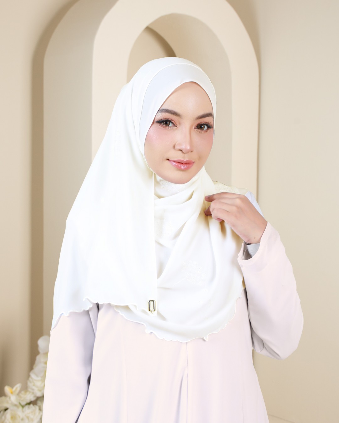 SHAWL SULAM 2.0 - SS17 (OFFWHITE)
