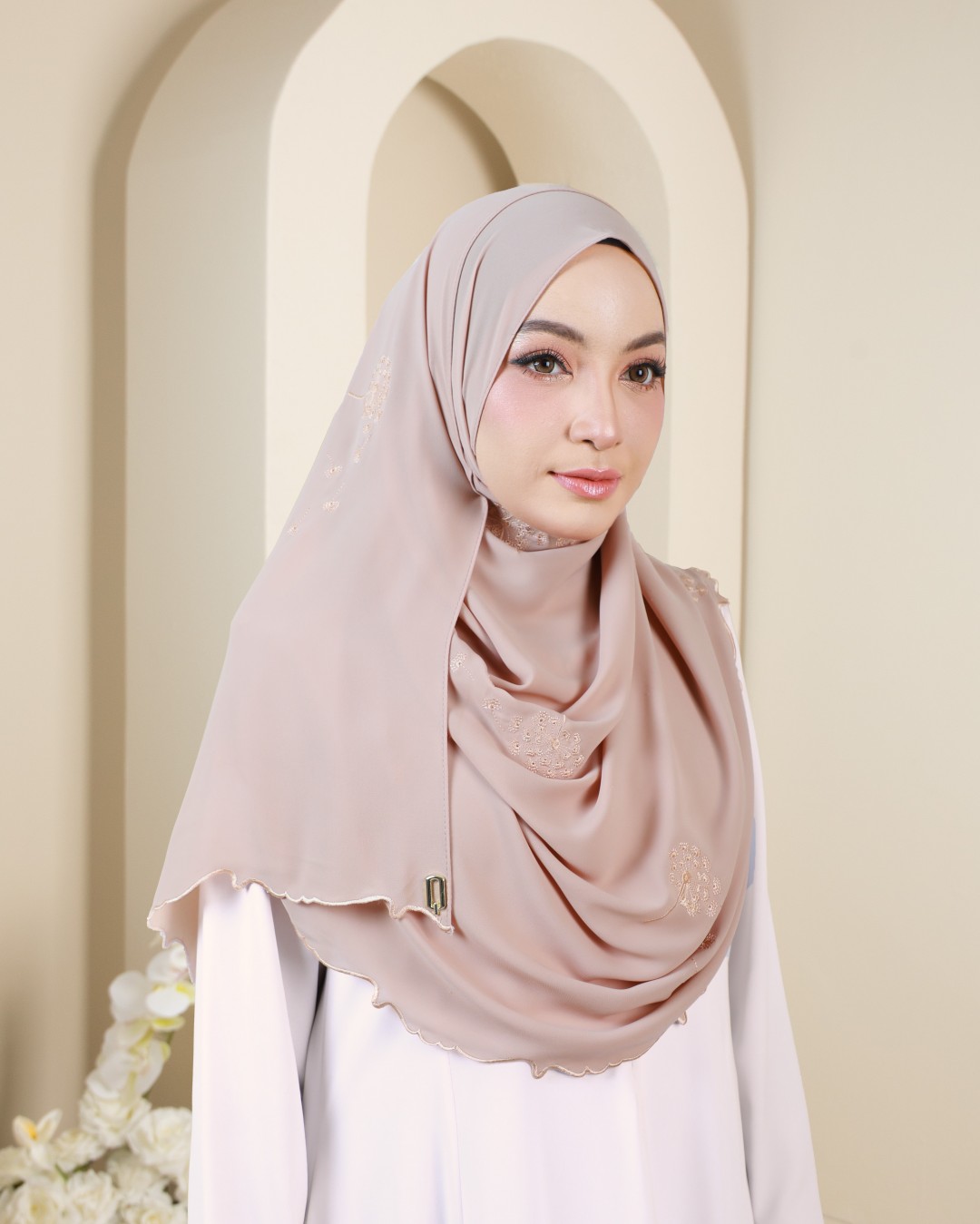 SHAWL SULAM 2.0 - SS20 (BEIGE BROWN)