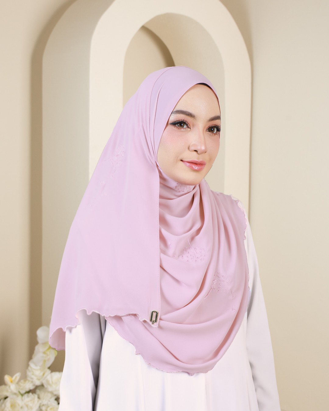 SHAWL SULAM 2.0 - SS22 (BABY PINK)