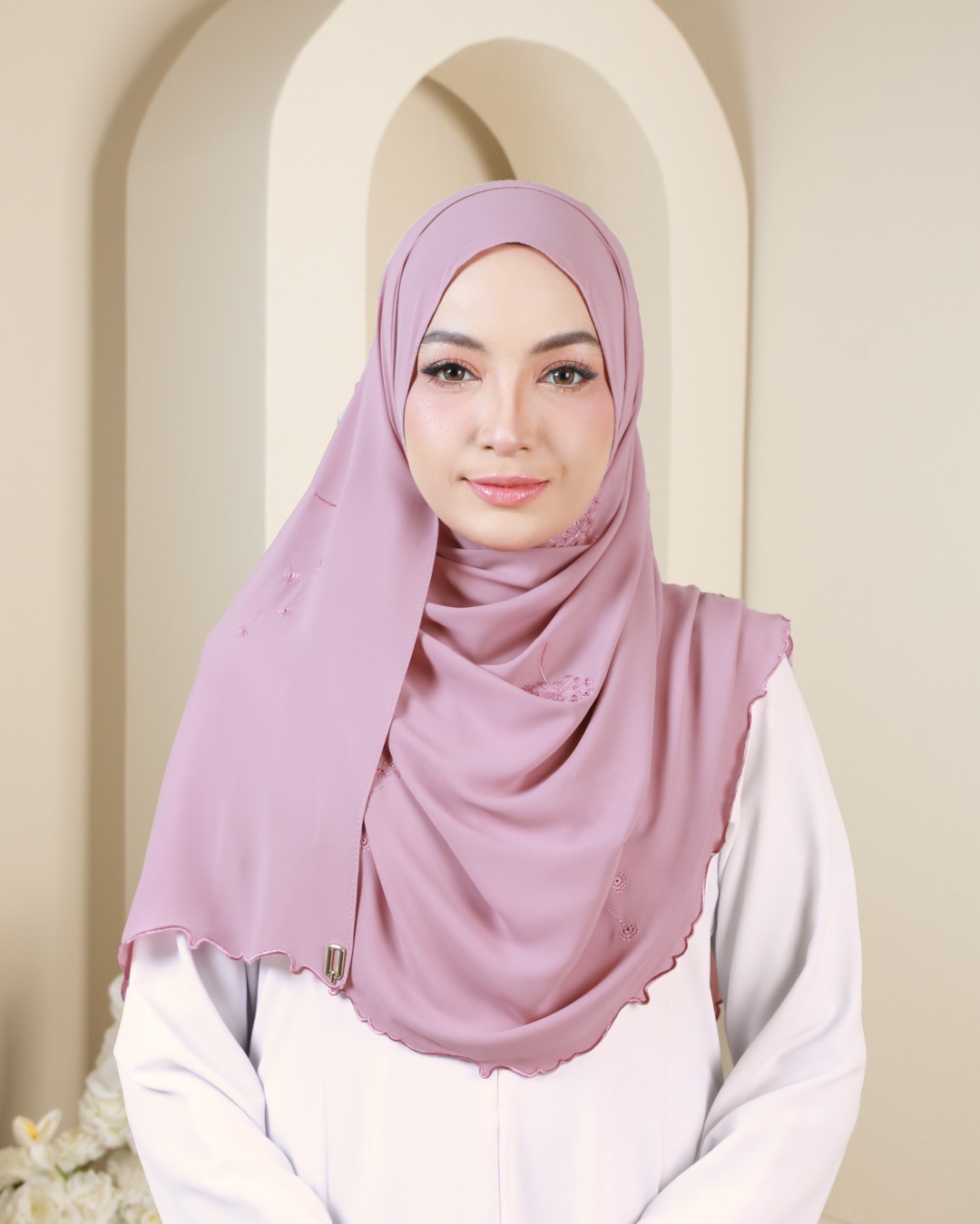 SHAWL SULAM 2.0 - SS23 (DUSTY ROSE PINK)