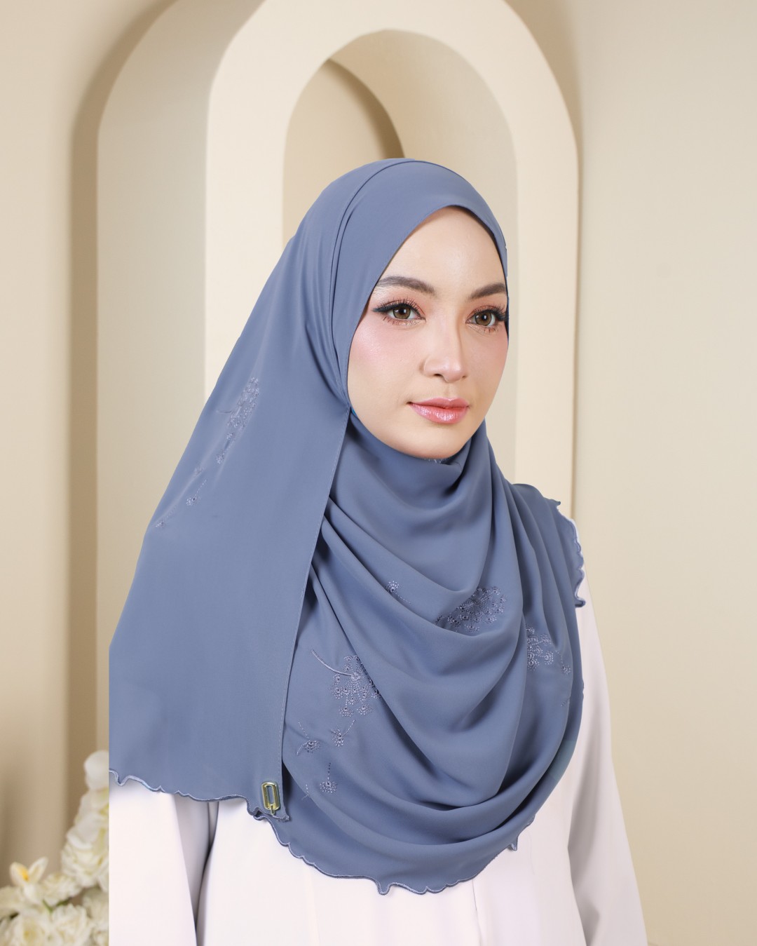 SHAWL SULAM 2.0 - SS24 (DUSTY BLUE)