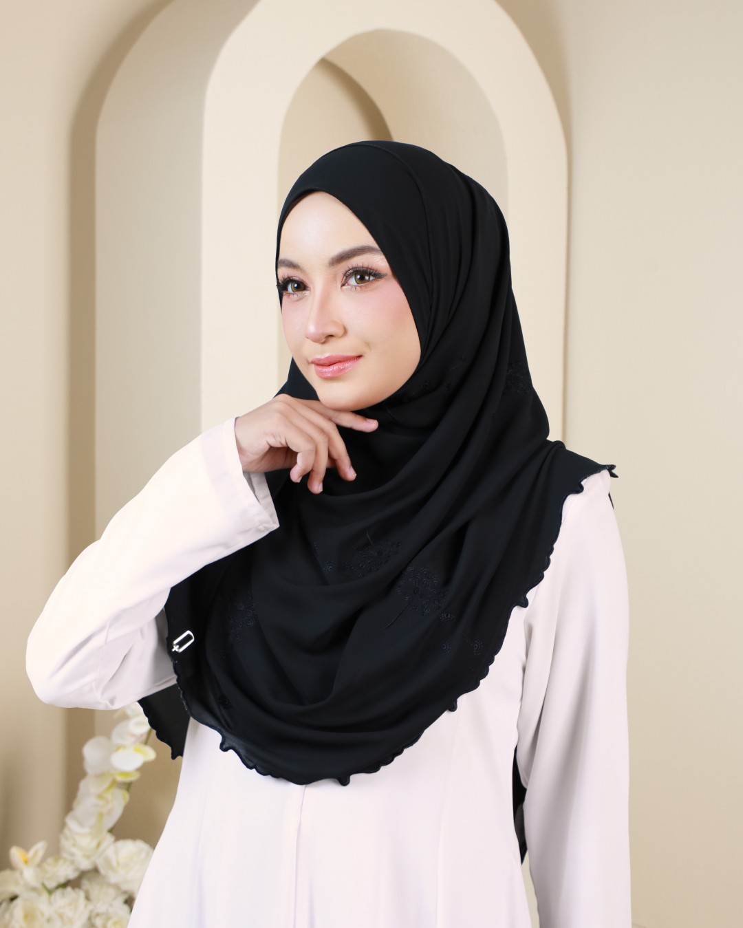 SHAWL SULAM 2.0 - SS26 (BLACK)
