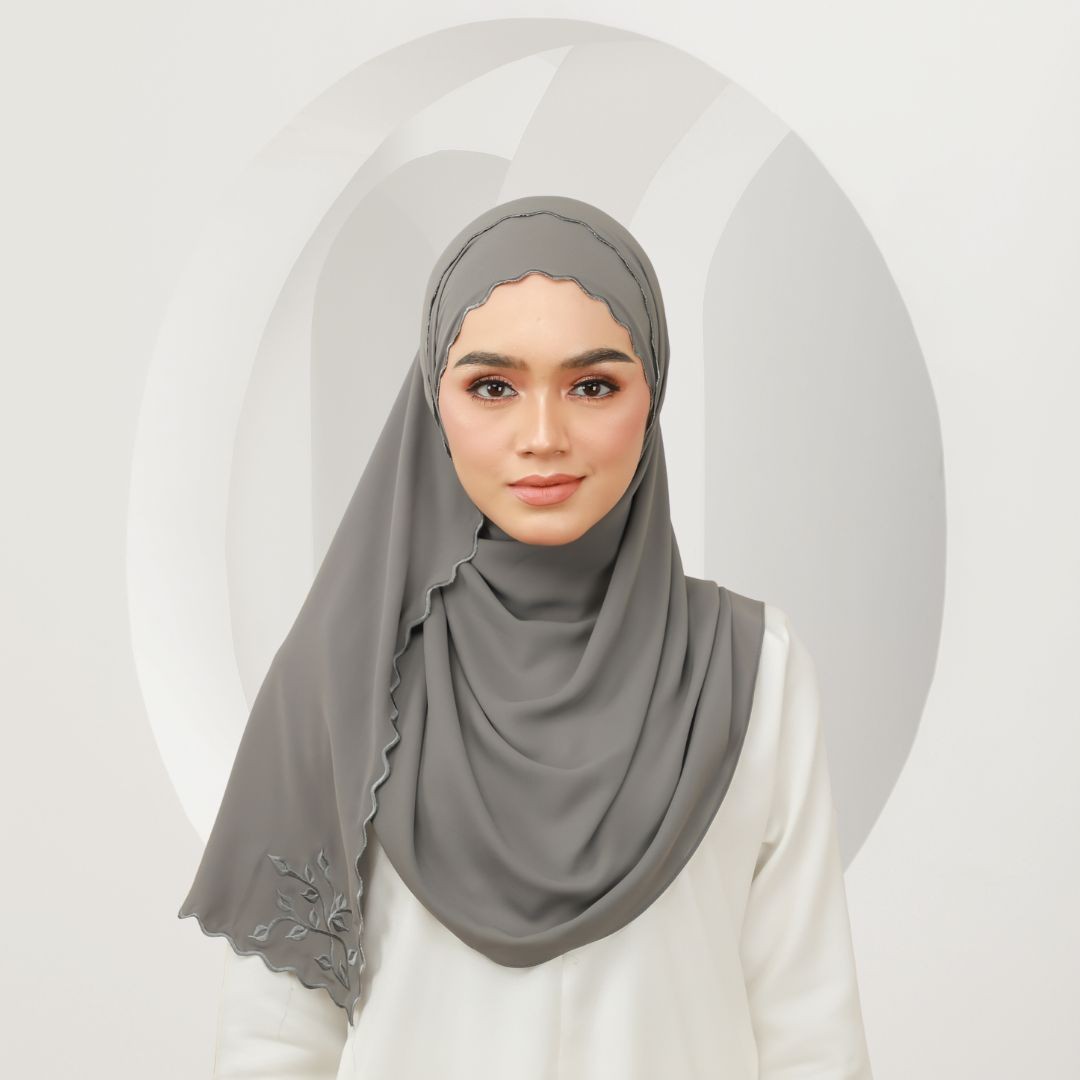 SHAWL SULAM - SS14 (DARK GREY)