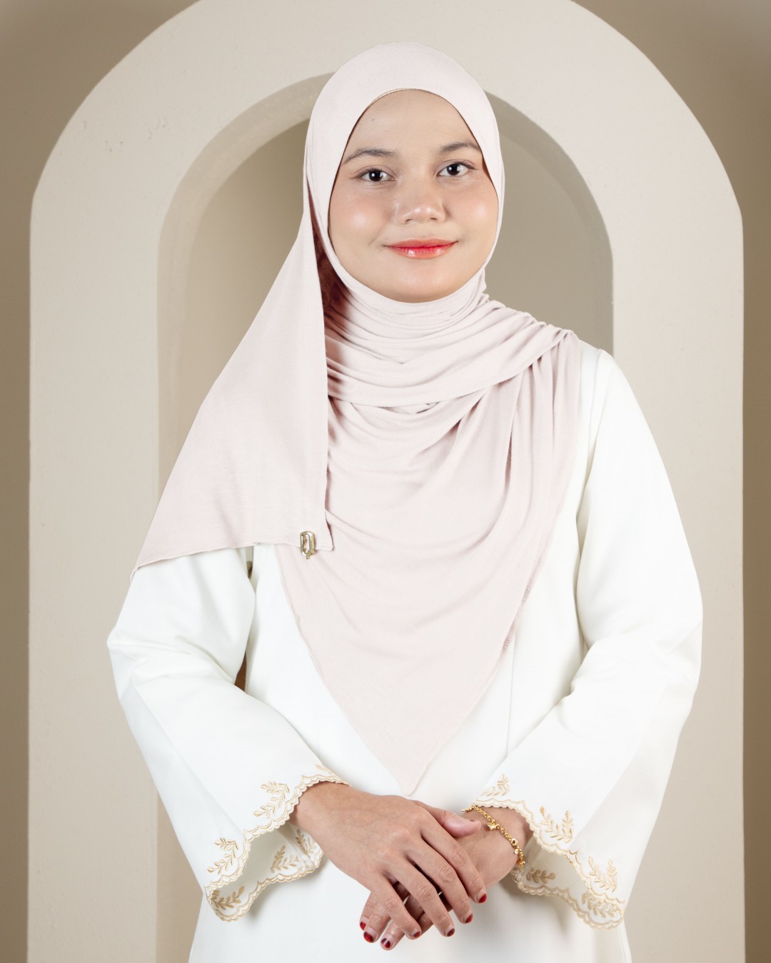 SHAWL COTTON - HT02 SOFT BEIGE