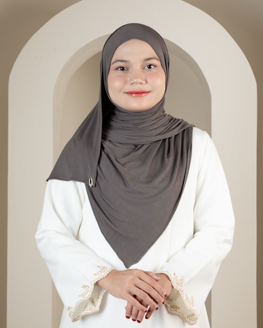 SHAWL COTTON - HT16 TAUPE