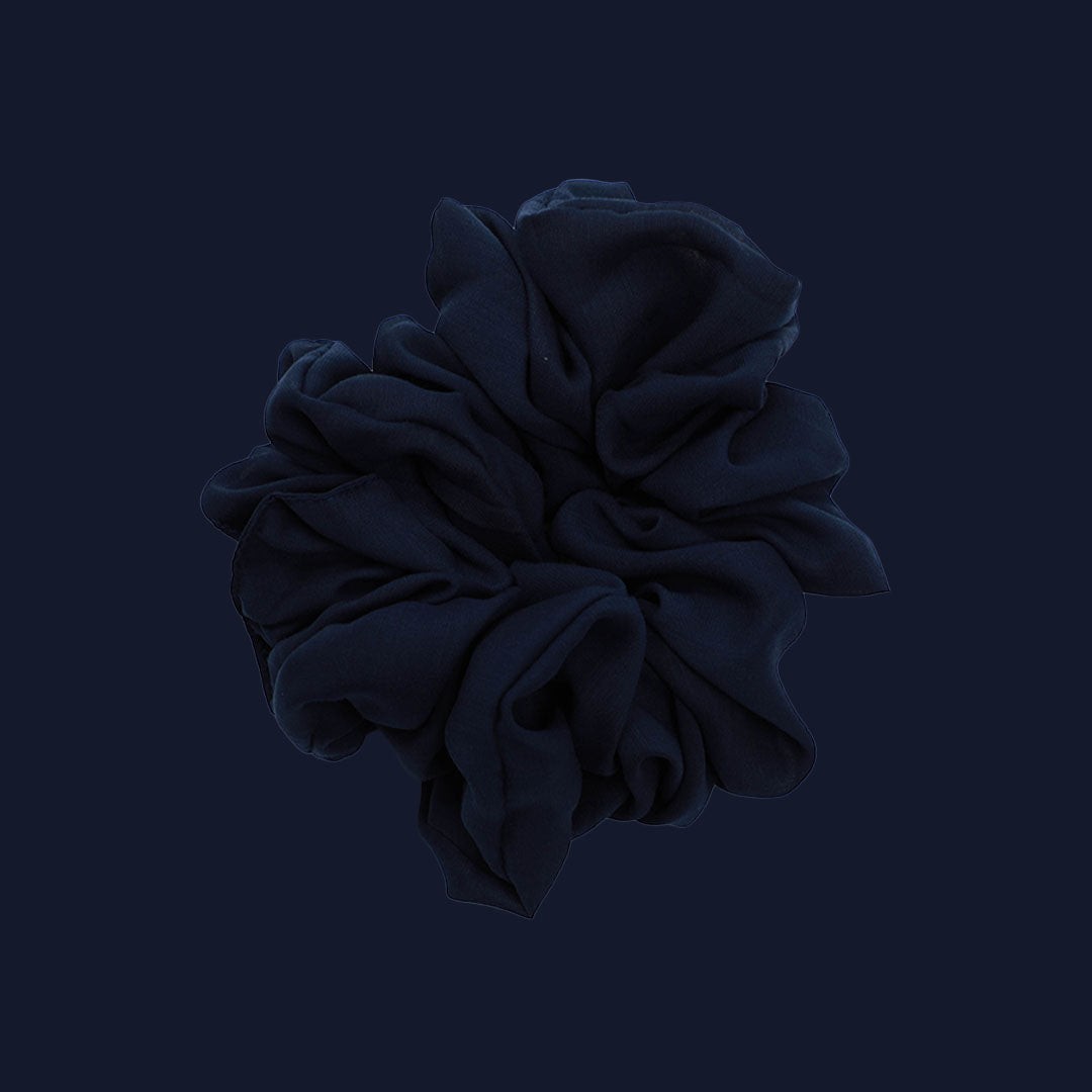 SCRUNCHY CHY08 - (NAVY BLUE)