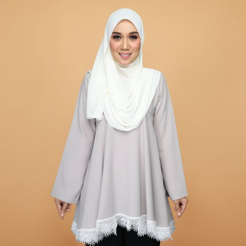 BLOUSE LYNETTE - BL15 (ASH GREY)