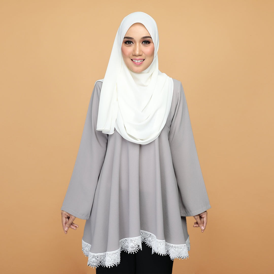 BLOUSE LYNETTE - BL16 (LIGHT GREY)