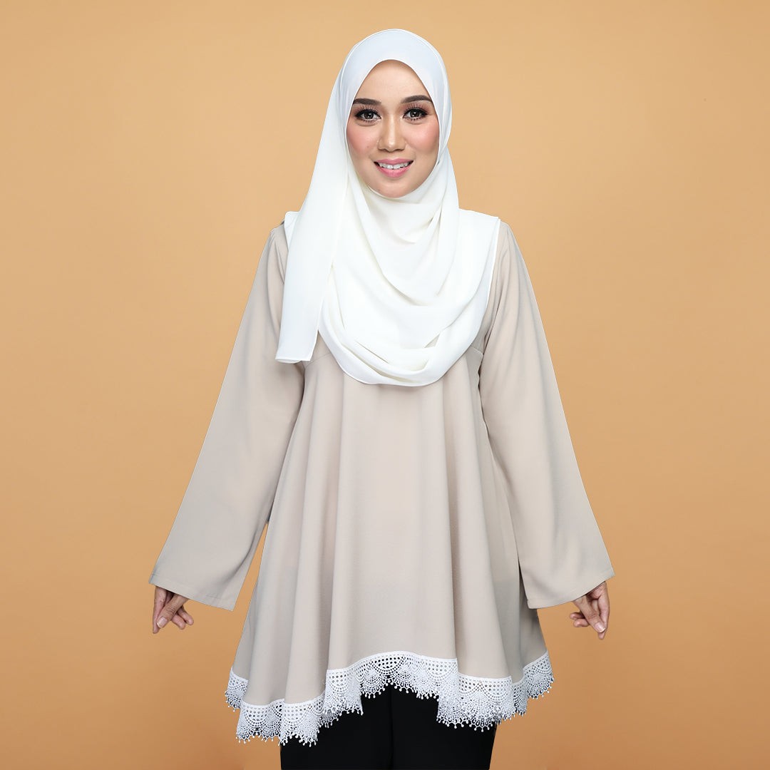 BLOUSE LYNETTE - BL12 (NUDE)