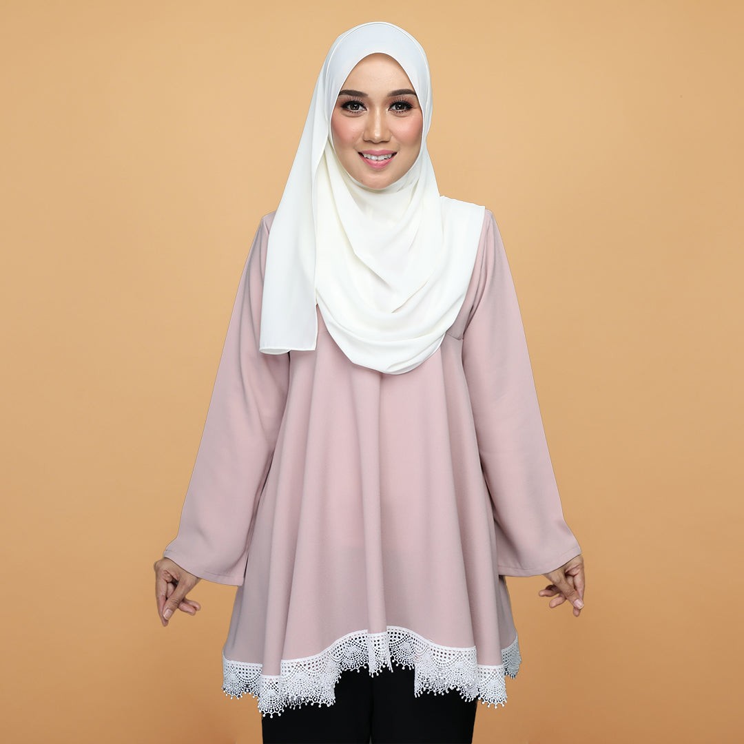 BLOUSE LYNETTE - BL13 (DUSTY PINK)