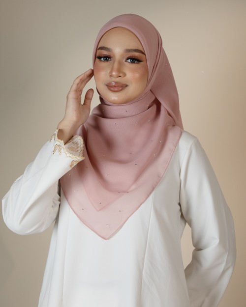 QAIRA BAWAL PLAIN - QAP08(DUSTY PINK)