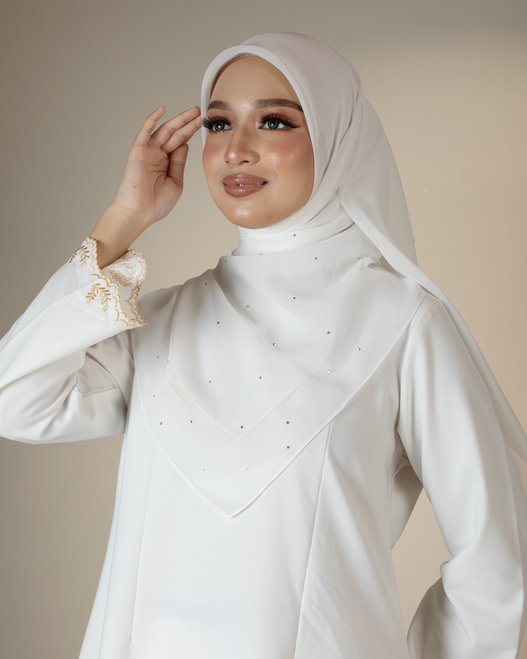 QAIRA BAWAL PLAIN - QAP01(WHITE)